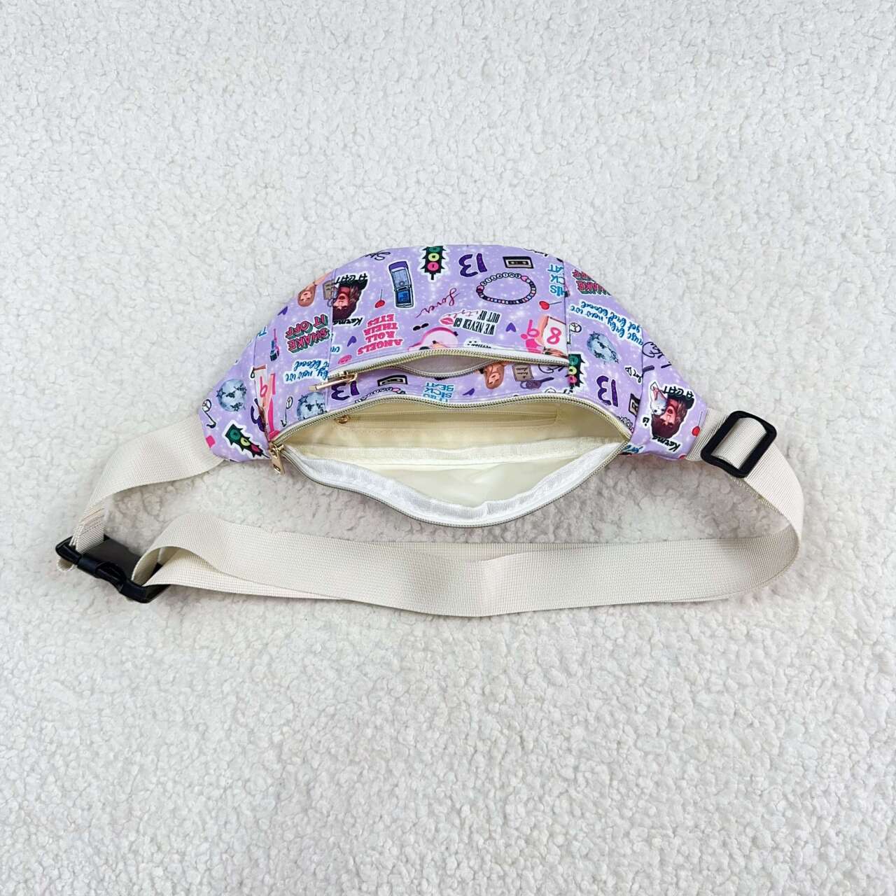 BA0253 Purple waist bag