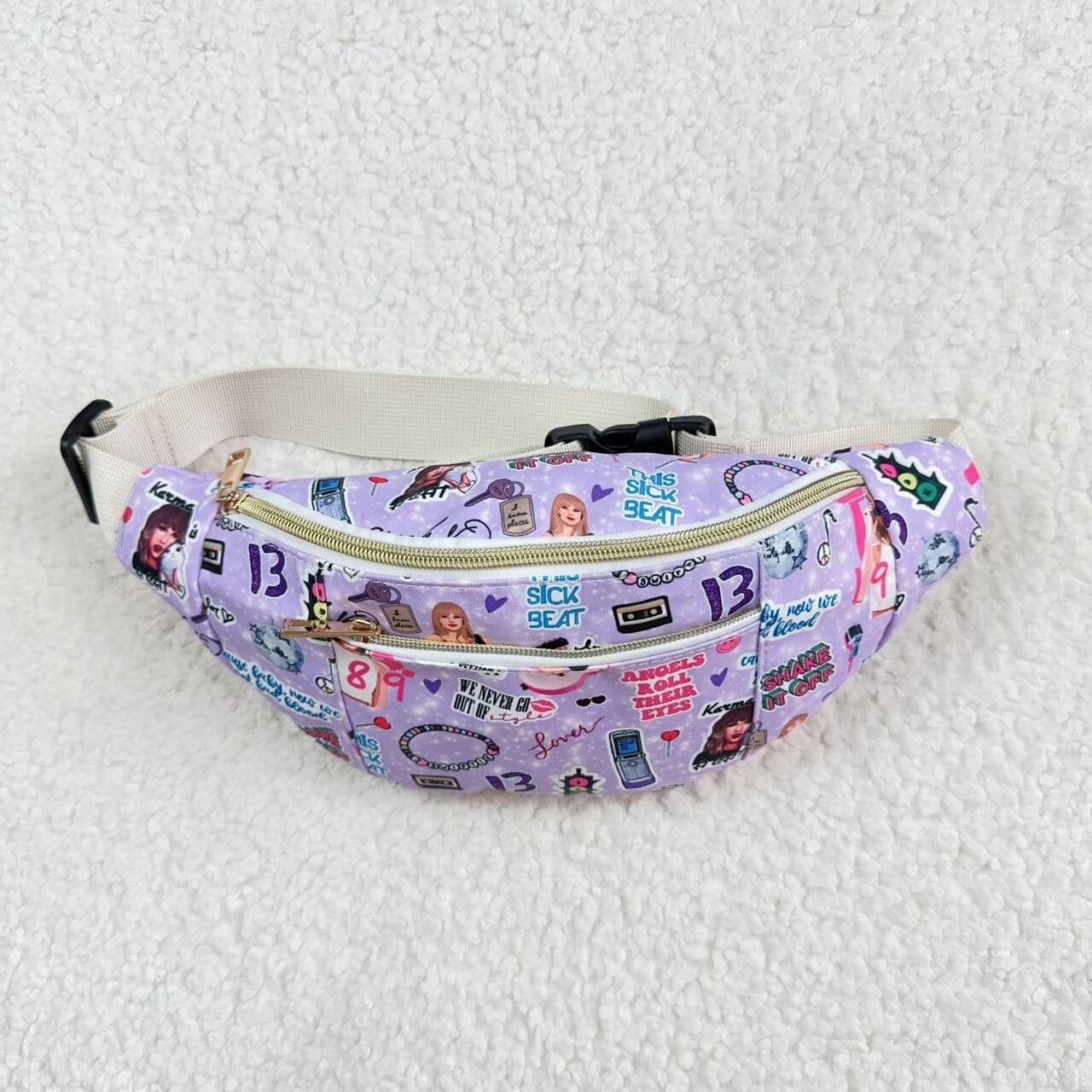 BA0253 Purple waist bag