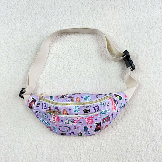 BA0253 Purple waist bag