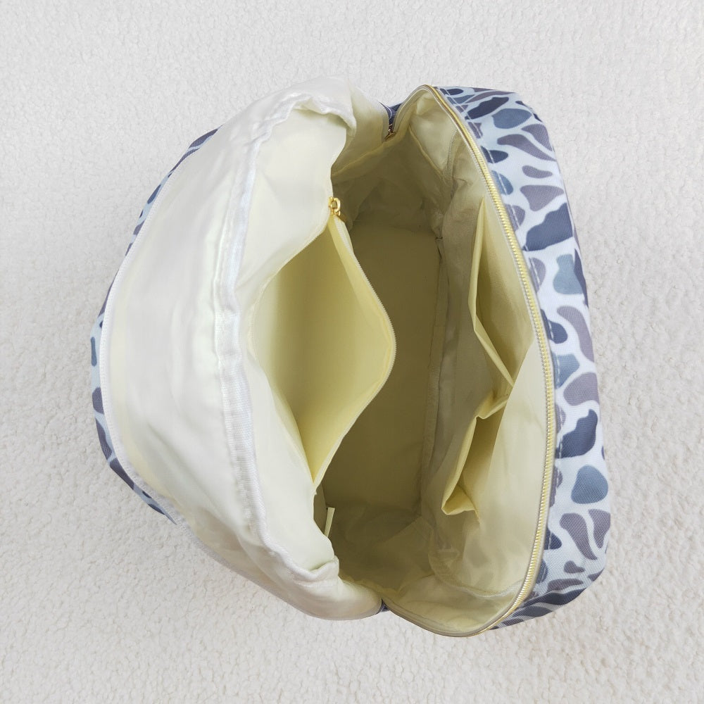 BA0260 Baby Kids Boys Grey Hunting Camo Backpack Zip Back Bags D 5.6