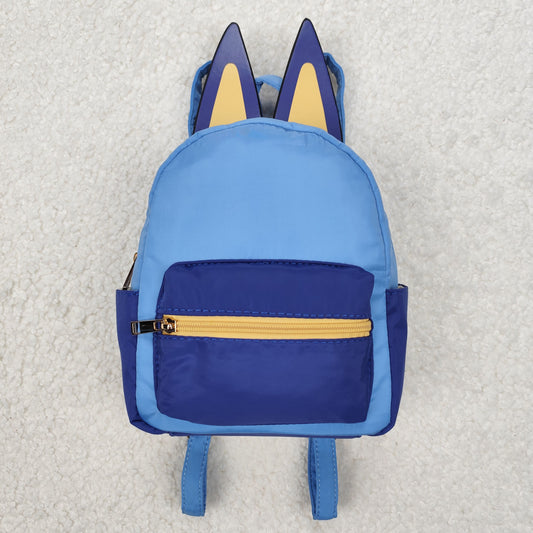 BA0281 Baby Kids Cute Blue Dog Ears Backpacks Bags  D 3.14