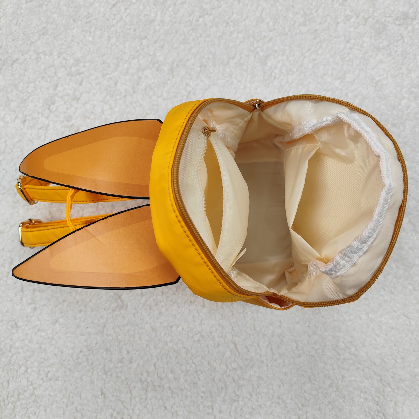 BA0282 Baby Kids Cute Orange Dog Ears Backpacks Bags D 3.14