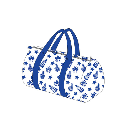 presale BA0365 Adult Team Blue Cheer Fireworks Zipper Gym Bags D 815