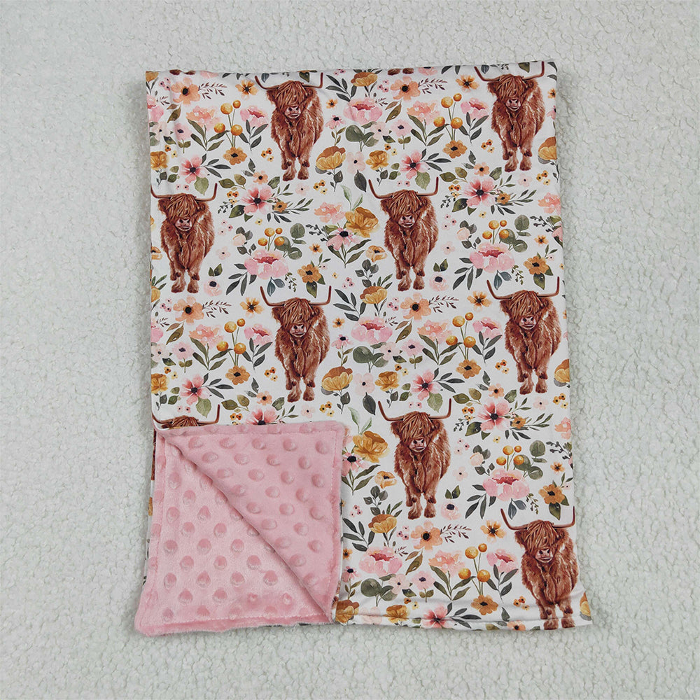 BL0011 Baby Alpine Cow Blanket D 6.10