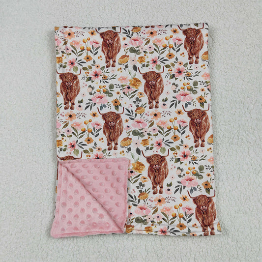 BL0011 Baby Alpine Cow Blanket D 6.10