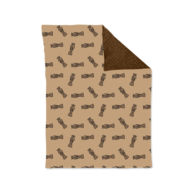 presale BL0165 Camouflage bottle brown baby blanket  2024 8.28