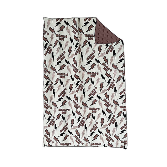 presale BL0180 Lightning Beige Brown Baby Blanket 2024 9.11