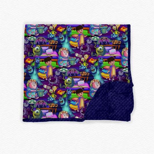 presale BL0193 Cartoon  Purple baby blanket 2024  11.22