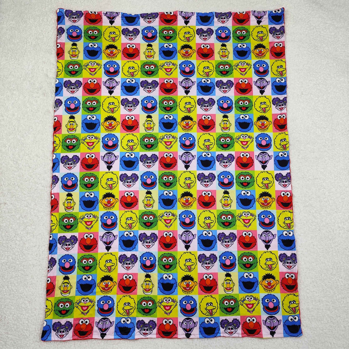 BL0196 Baby Toddler Girls Cartoon Street Minky Blankets D 3.3