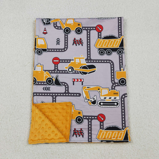 BL0199 Baby Kids Excavators Tractors Blankets D 930