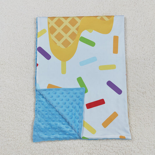 BL0200  Baby Kids Blue Team Blankets   D 5.14
