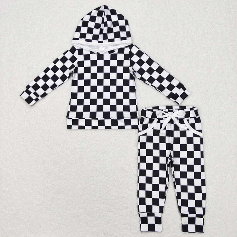 Sibling Baby Girls Hoodie Floral Top Pants Clothes Sets  D 6.25
