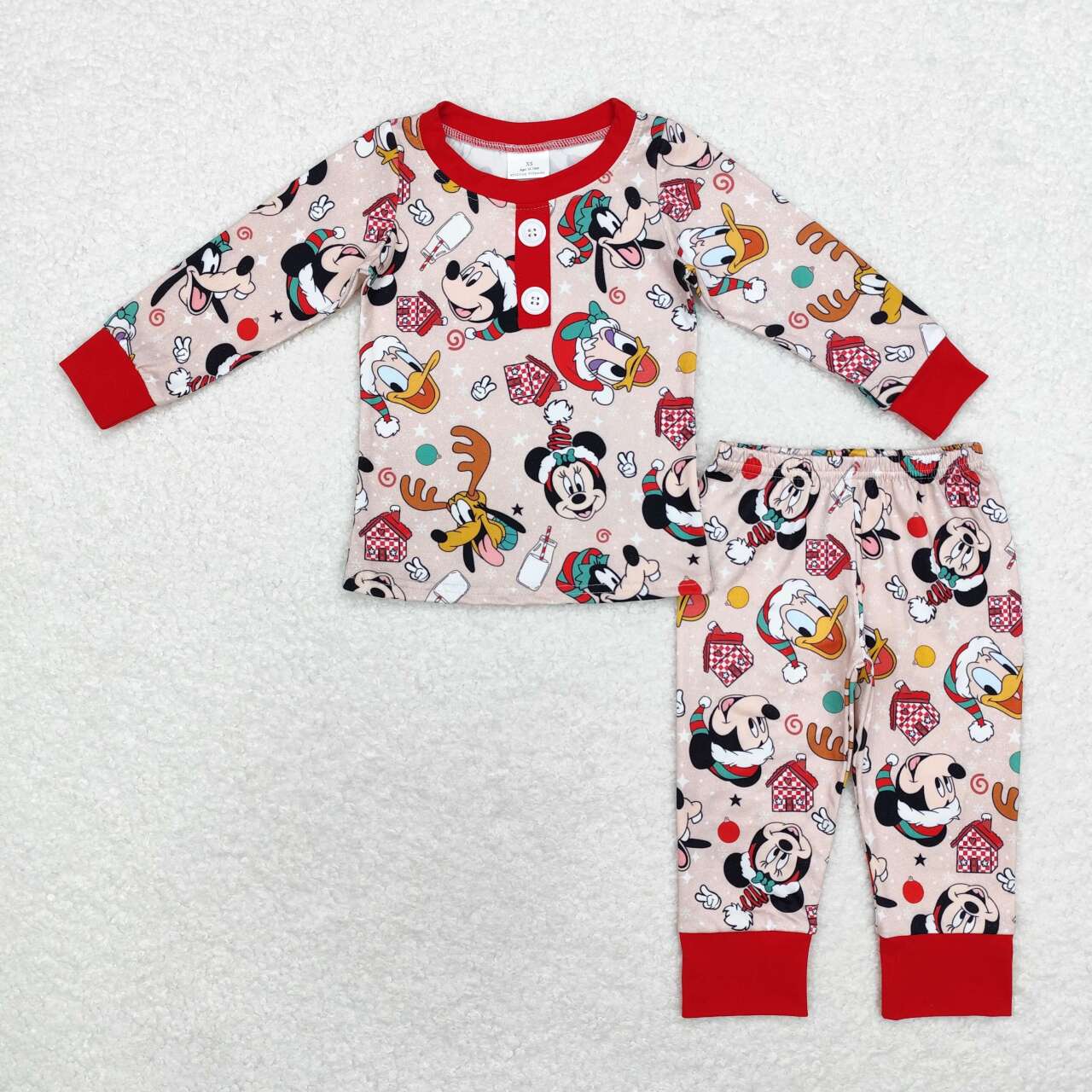 BLP0650 Christmas long sleeve and long pants pajama set