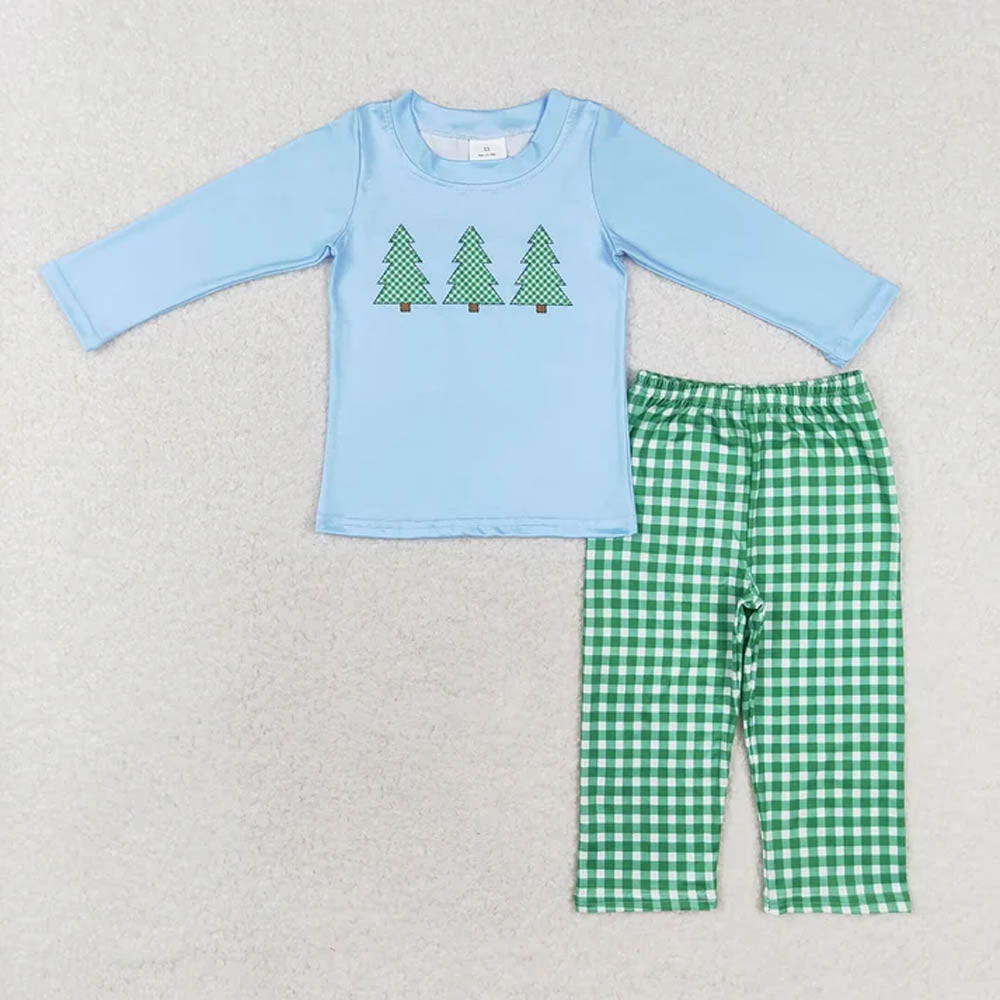 Sibling Baby Girls Christmas Trees Boys Outfits Clothes Sets D 7.8