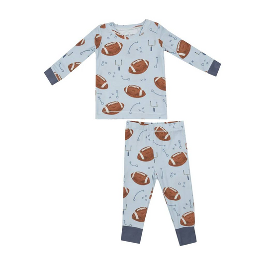 presale BLP0740  Rugby blue long sleeve and long pants pajama set  2024 7.19