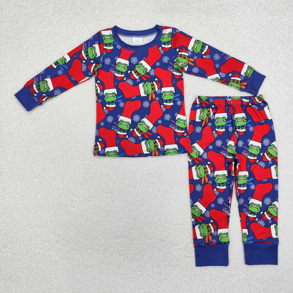 BLP0870 Christmas socks trousers pajamas set