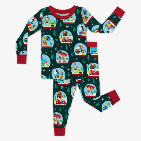presale BLP1010 Cartoon car red and green long sleeve long pants pajamas set 2024 9.26