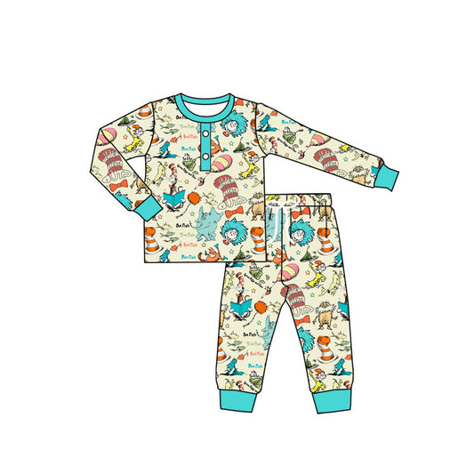 presale BLP1060 Teal Long Sleeve Long Pants Pajama Set 2024 11.27