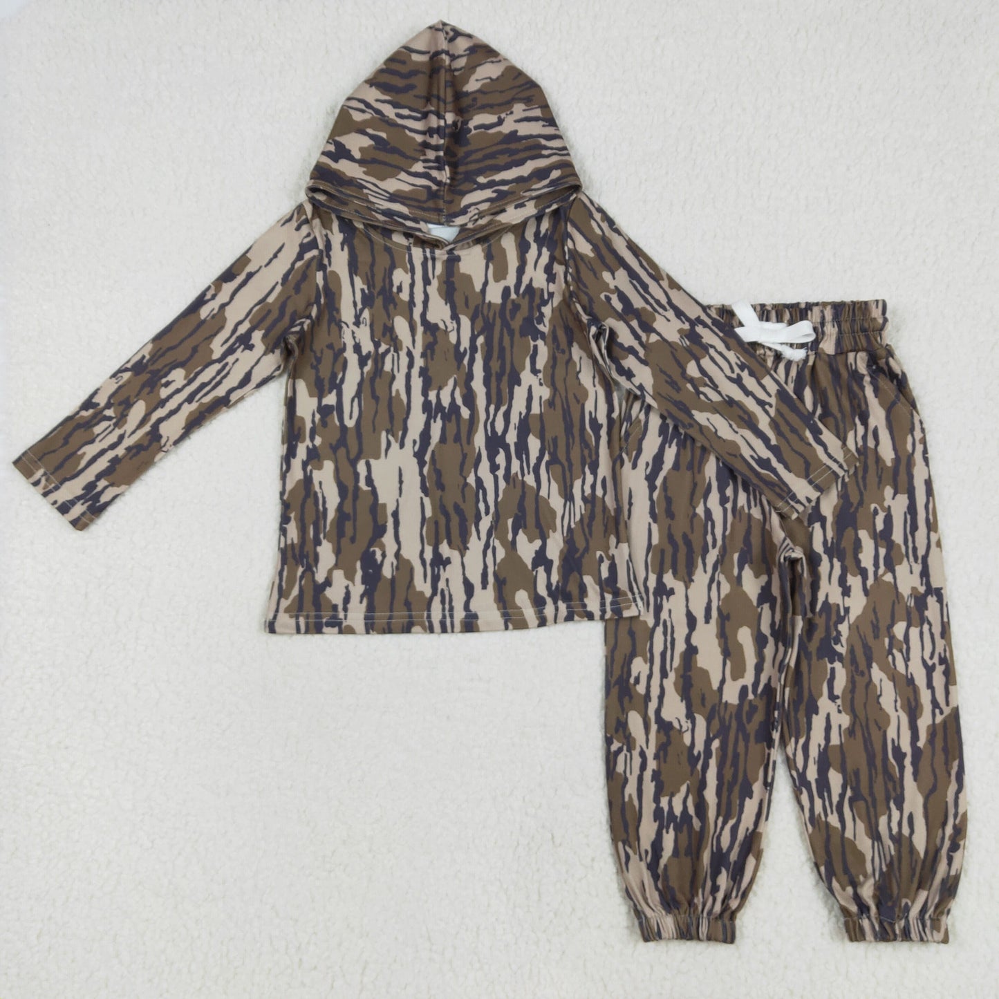 Match Baby Boys Camouflage Hooded Top Jogger Pants Outfits Clothes Sets