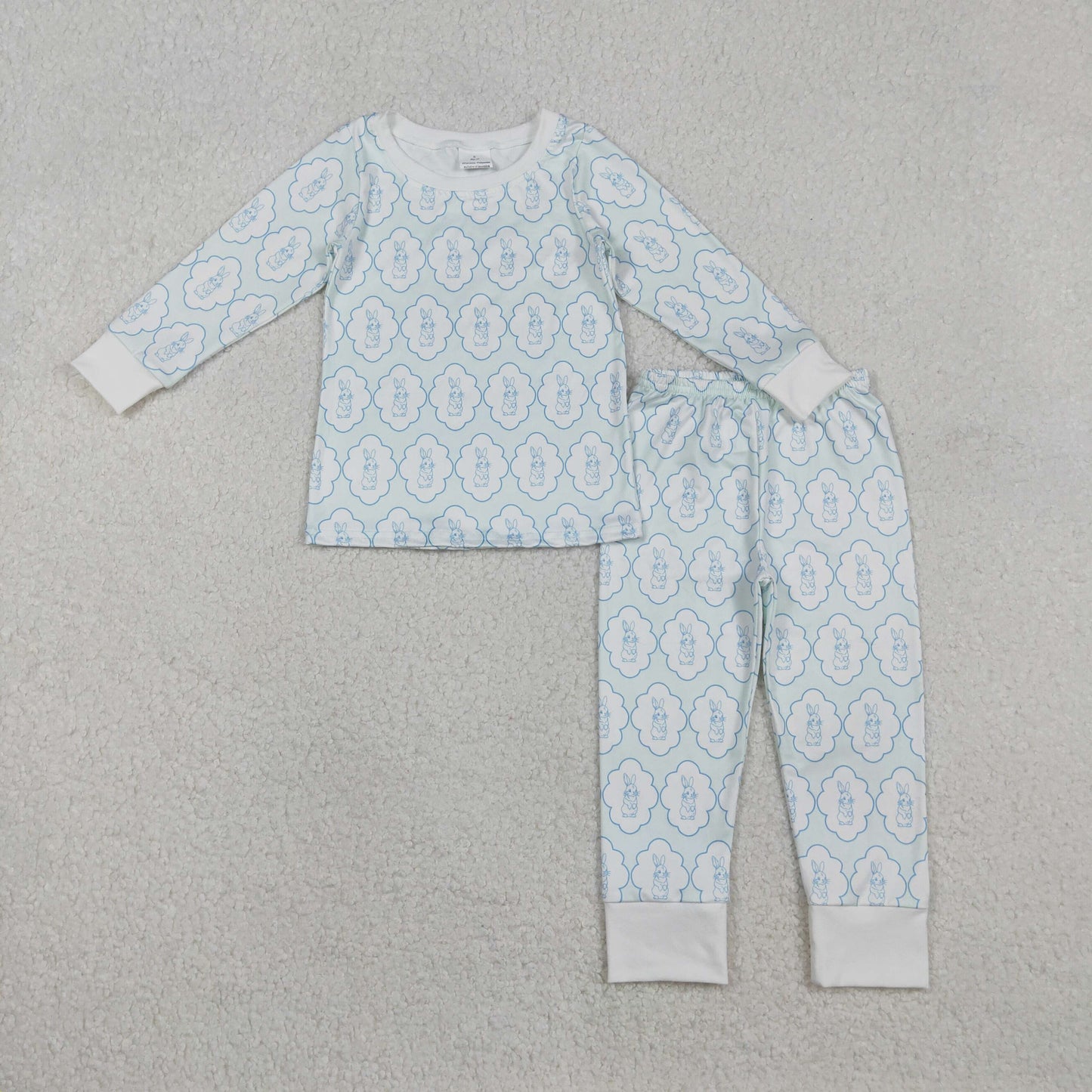Sibling Rabbit Pajamas Set