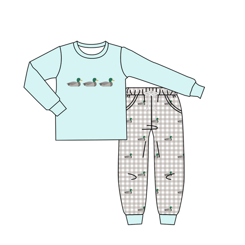 Pre order baby boy duck jogger outfit