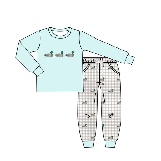 Pre order baby boy duck jogger outfit