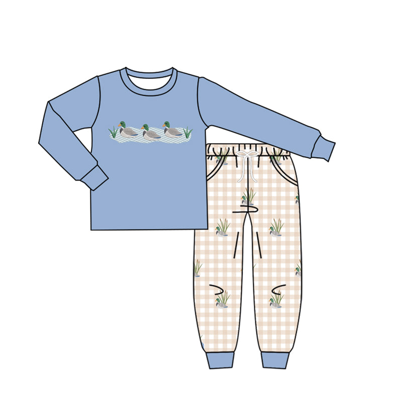 Pre order baby boy duck jogger outfit