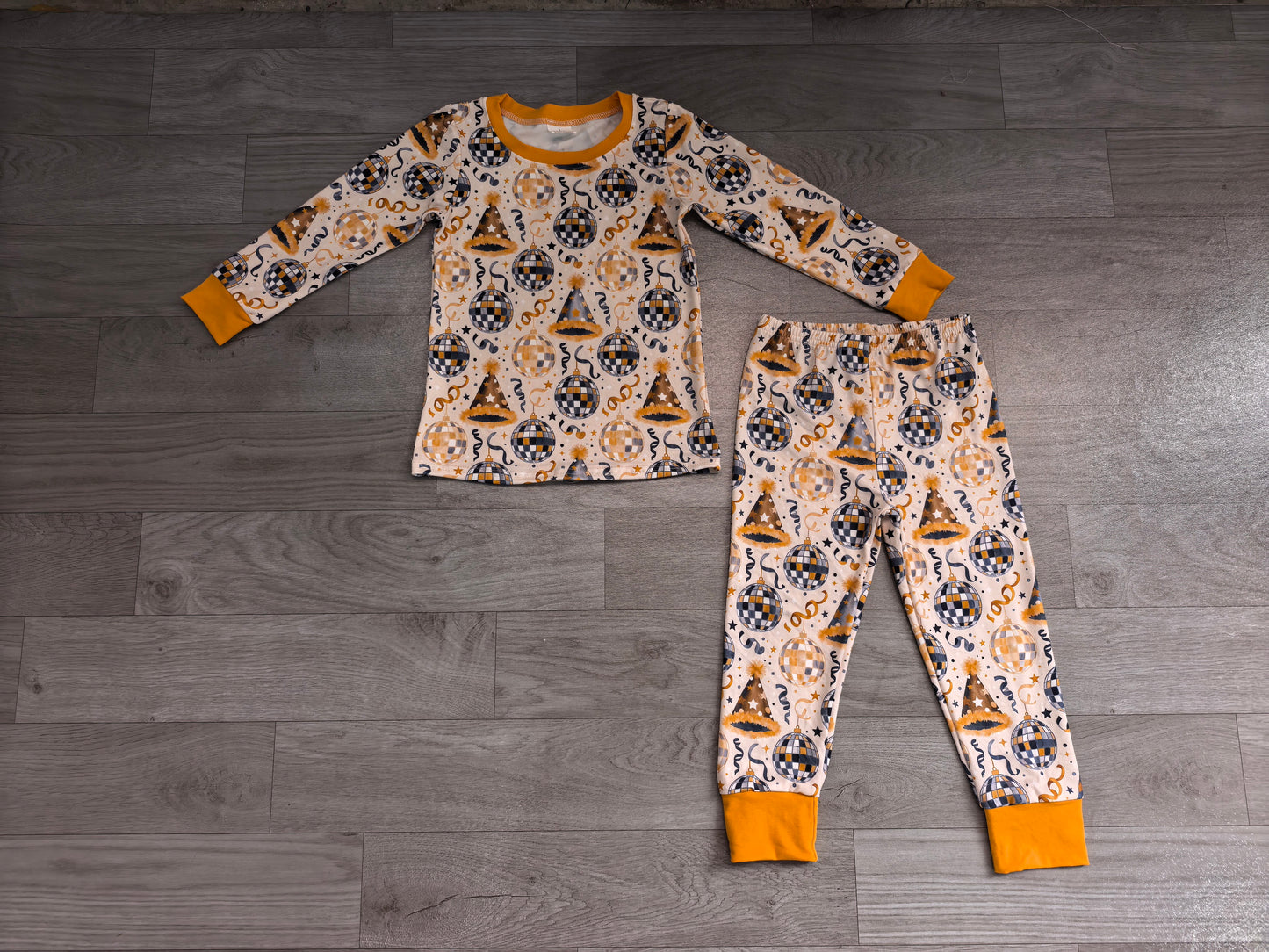 Pre order happy new year kids pajamas