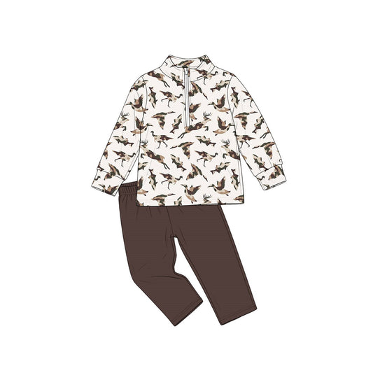 Pre order hunting pullover pants set fall boys outfit