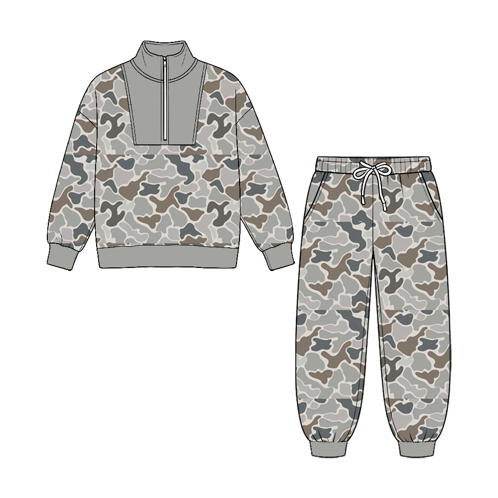 Pre order camo pullover joggers outfit