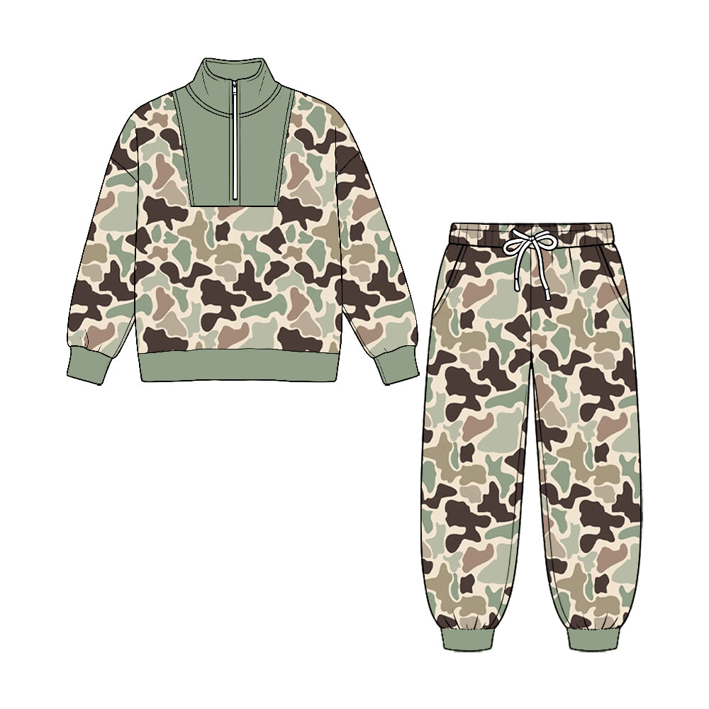 Pre order camo pullover joggers outfit