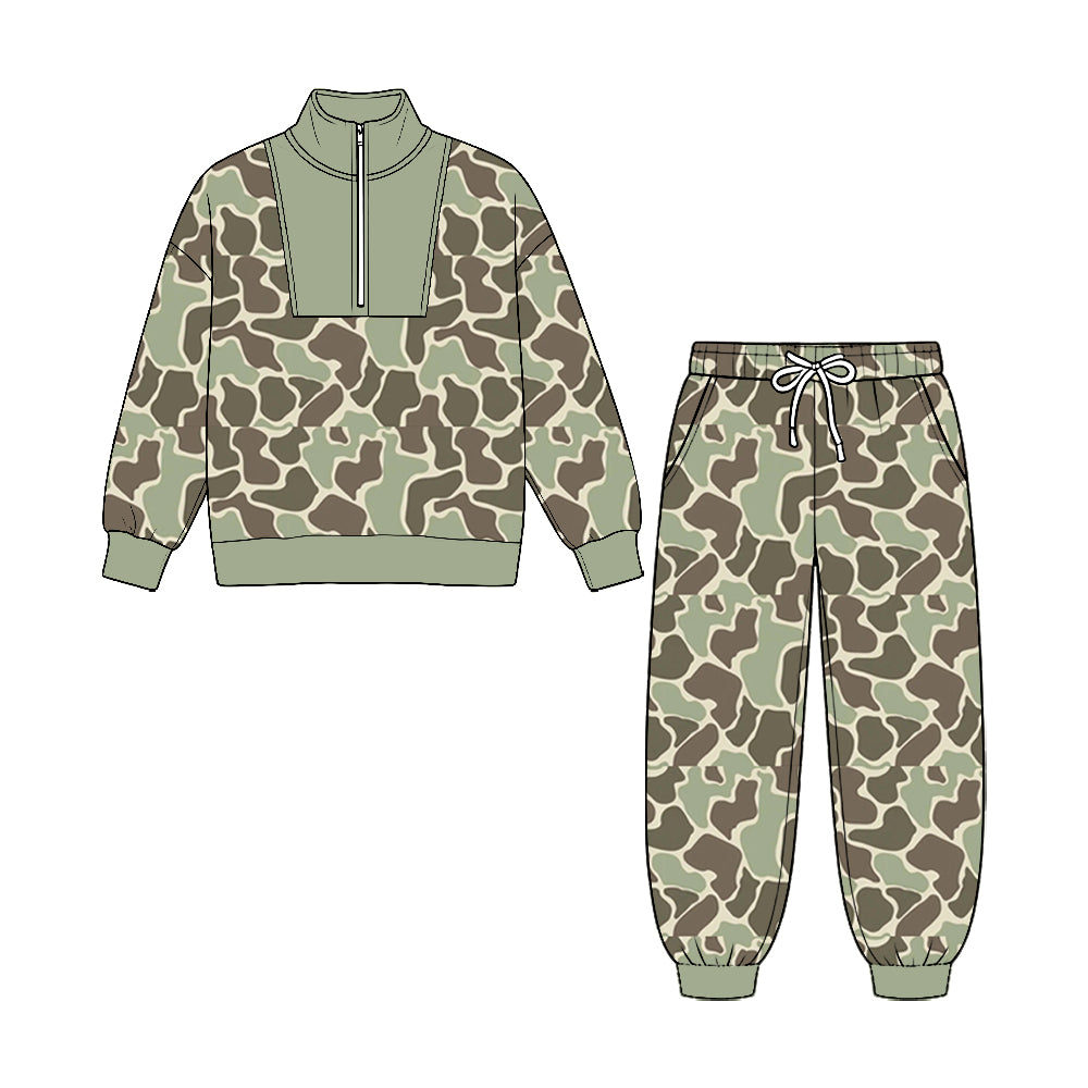 Pre order camo pullover joggers outfit