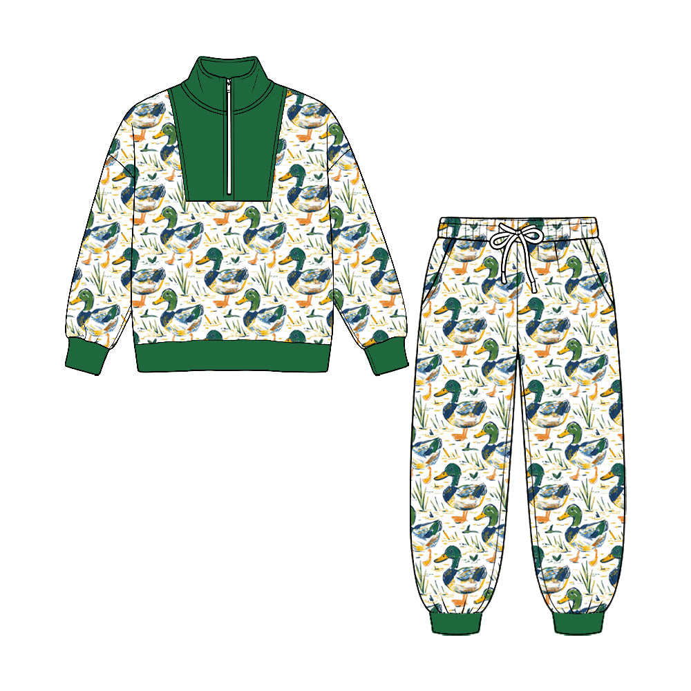 Pre order duck mallard pullover joggers outfit kids trending  product