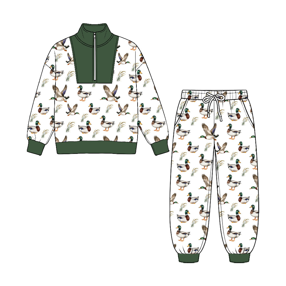 Pre order duck mallard pullover joggers outfit kids trending  product