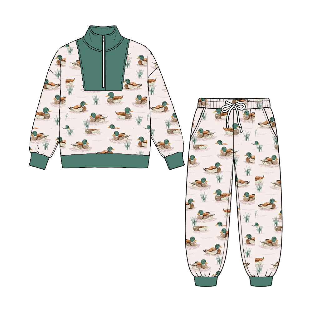 Pre order duck mallard pullover joggers outfit kids trending  product