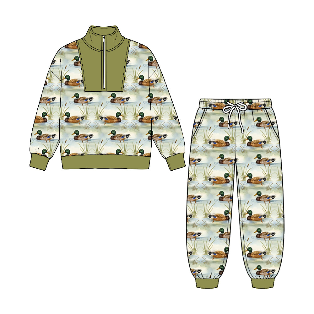 Pre order duck mallard pullover joggers outfit kids trending  product