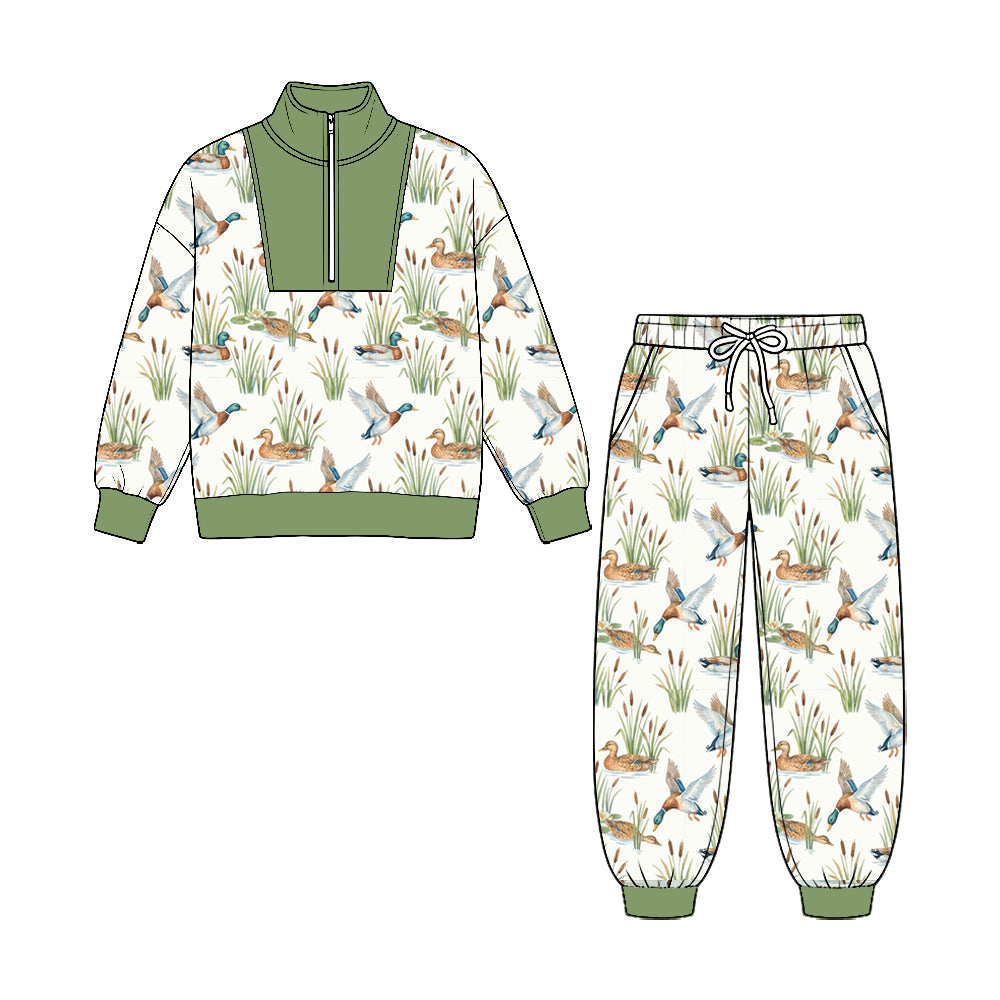 Pre order duck mallard pullover joggers outfit kids trending  product