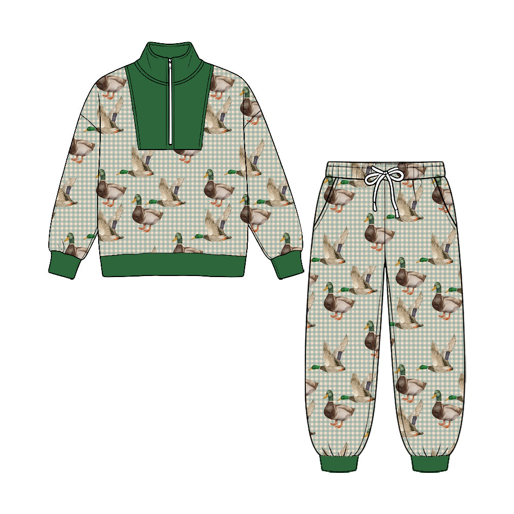 Pre order duck mallard pullover joggers outfit kids trending  product