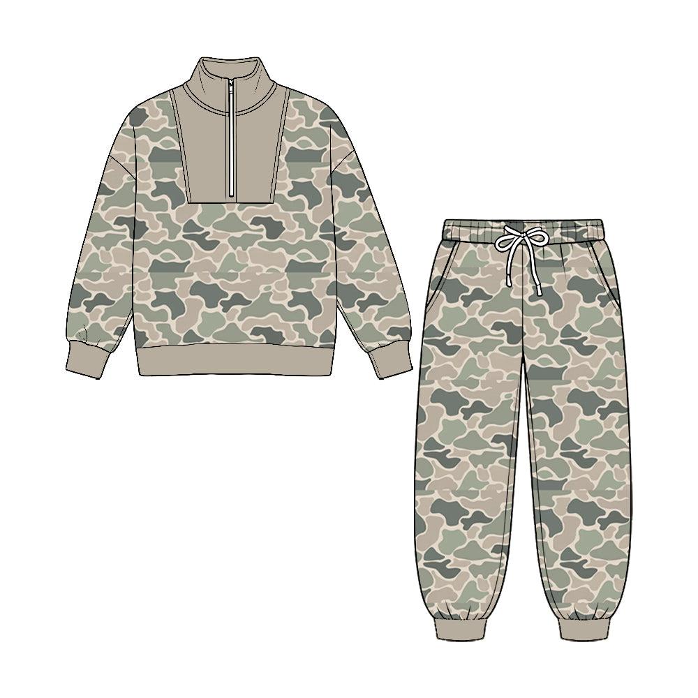 Pre order camo pullover joggers outfit