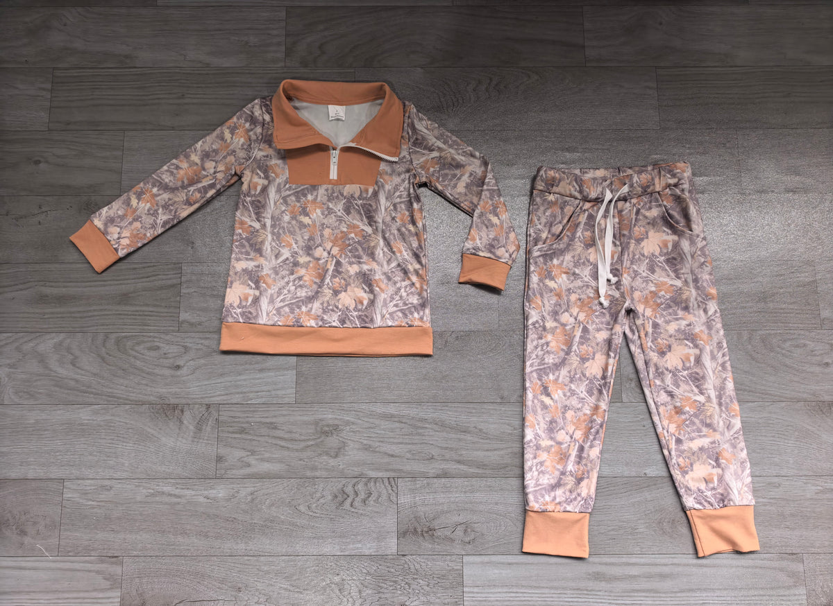 Pre order camo pullover joggers boys outfit