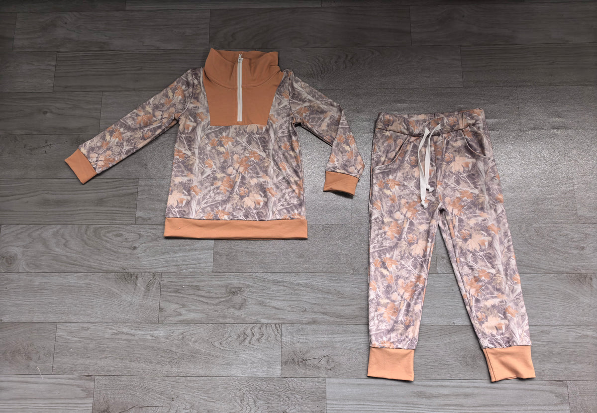 Pre order camo pullover joggers boys outfit