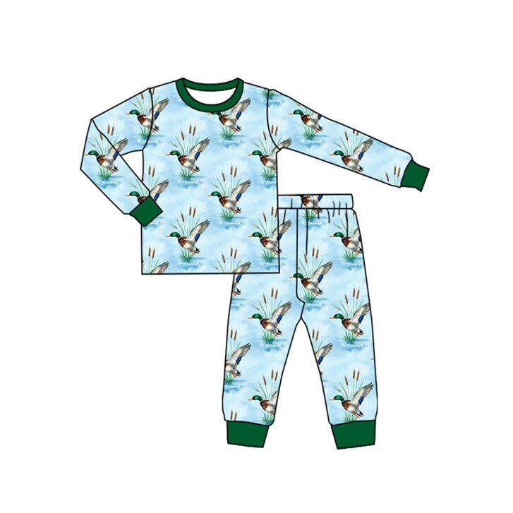 Pre order mallard print boy sibling clothing
