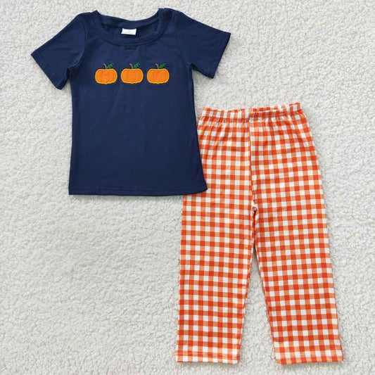 BSPO0145 Boys Pumpkin Outfit