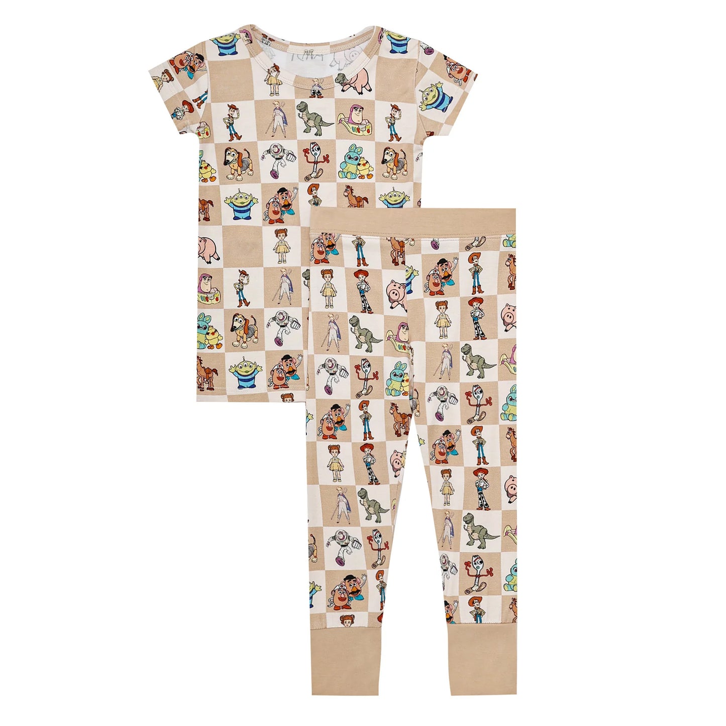 presale BSPO0477 Beige short-sleeved long pants pajama set   2024 8.12