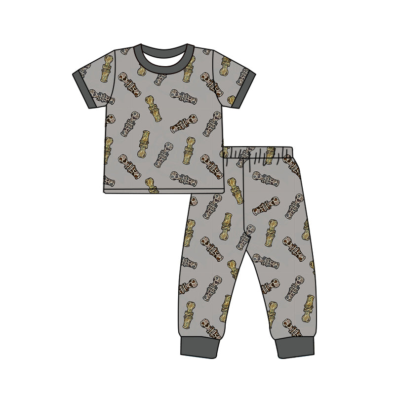 presale BSPO0488 Camouflage bottle grey short-sleeved long pants pajama set   2024 9.5