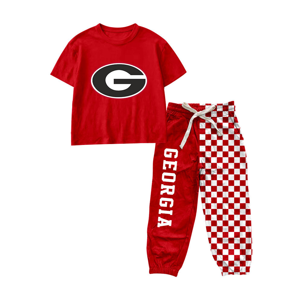Pre order short sleeve shirt joggers outfit team clothing