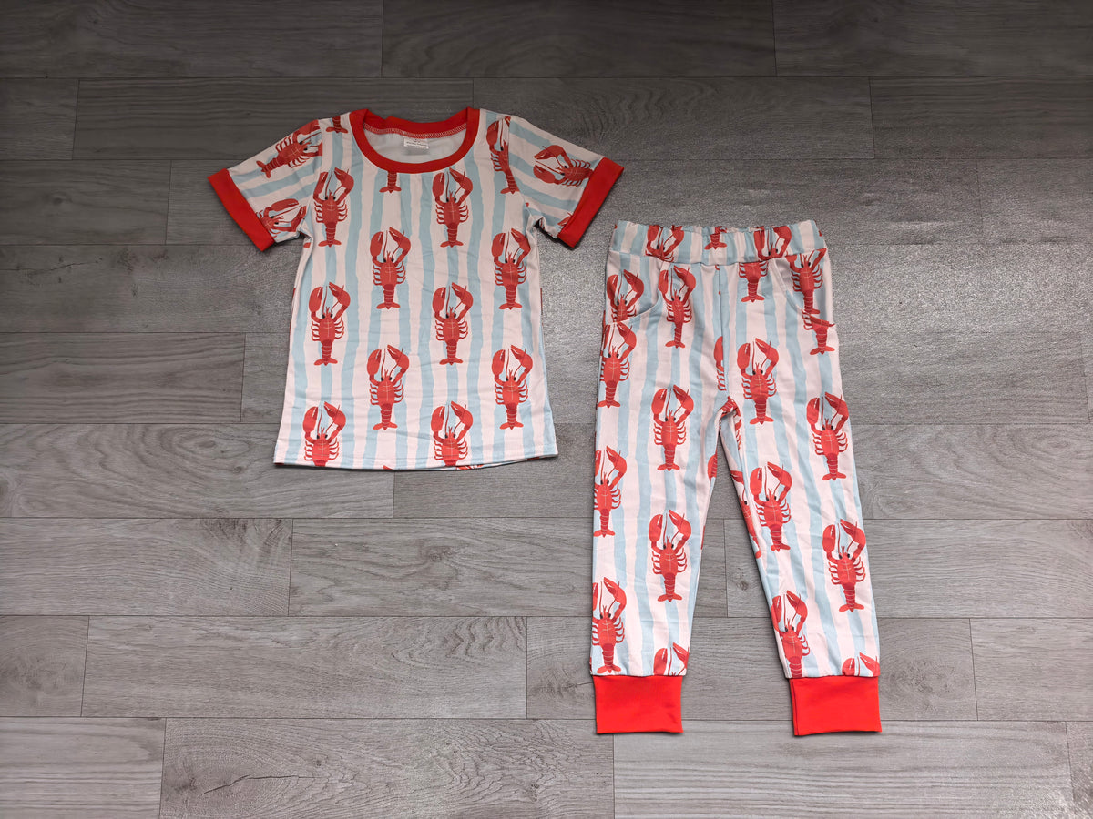 Pre order crawfish boy pjs