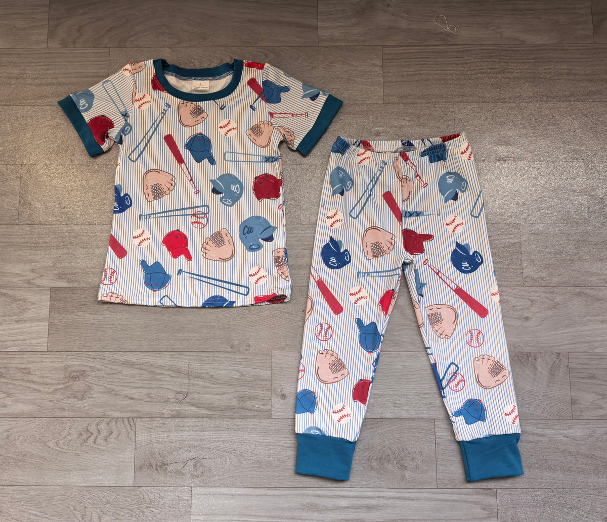 Pre order baseball pjs girls clothing