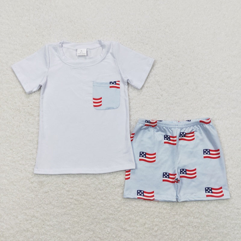 BSSO0642 usa flag short set