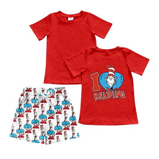 presale BSSO1157 Red short-sleeved shorts suit  2024 11.29